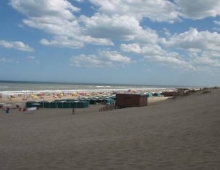 Mar de las Pampas vista del balneario desde el medano