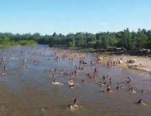 Rio de soto, verano del 2009.-