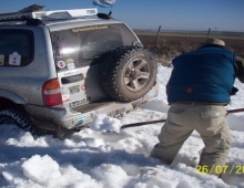 Fotos en la nieve en zona serrana