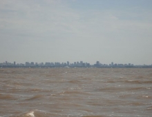 Aeroparque y Palermo desde y el Rio
