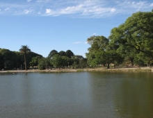 Lago de Palermo en frente del golf