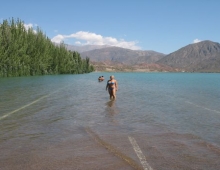 llenado del embalse de potrerillos