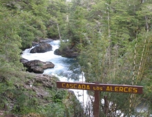 Cascada los Alerces