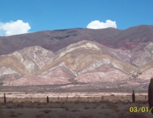 Montañas multicolores Cachi Salta