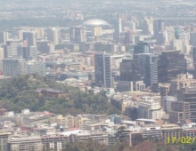 Santiago de Chile vista desde el Cerro San Cristobal 