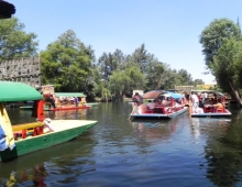 Jardineras en Xochimilco